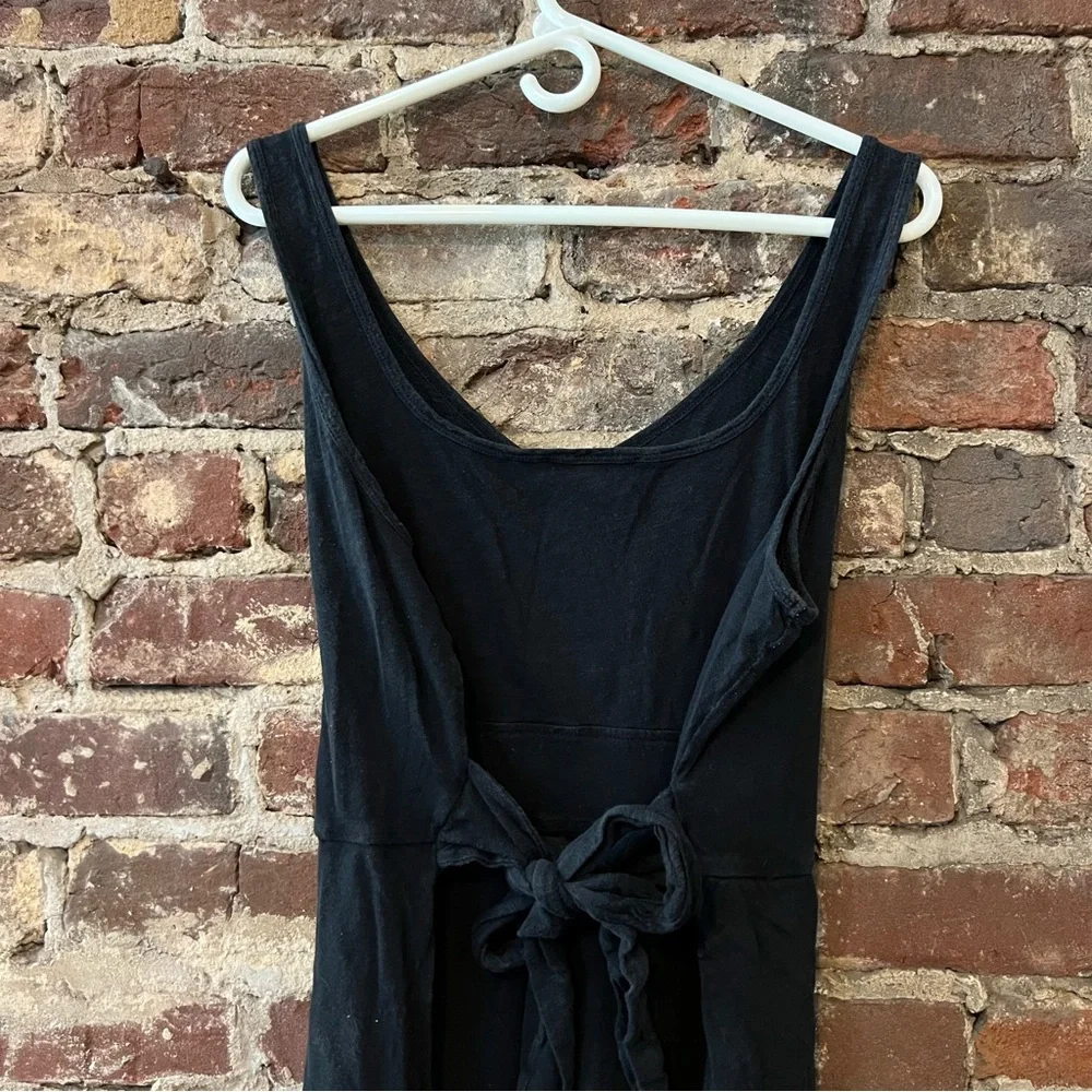 LOFT Black Sleeveless V-Neck Midi Dress - Picture 5 of 6